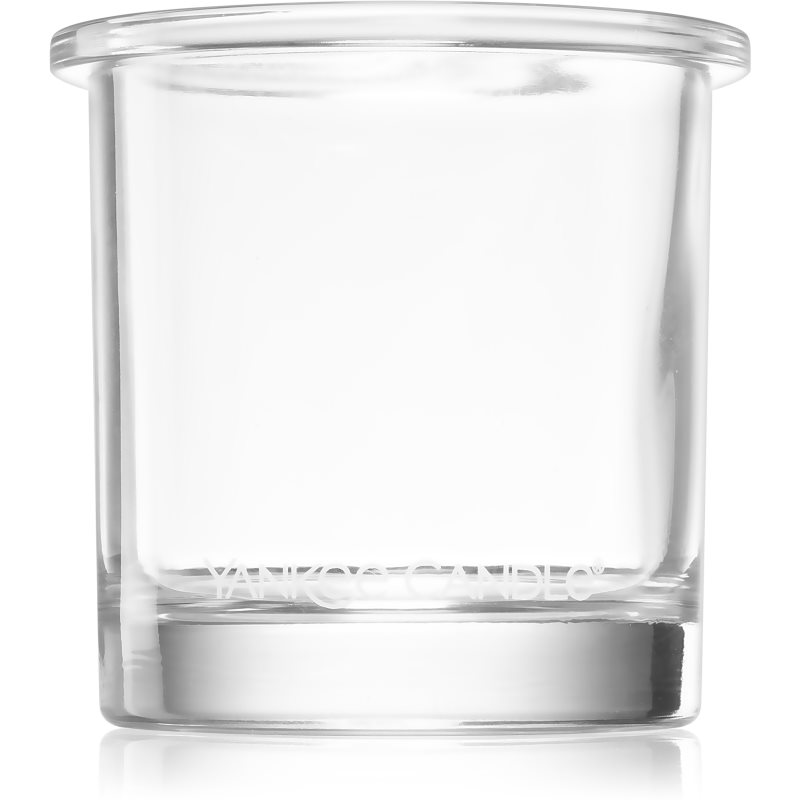 Yankee Candle Pop Clear glass votive candle holder

