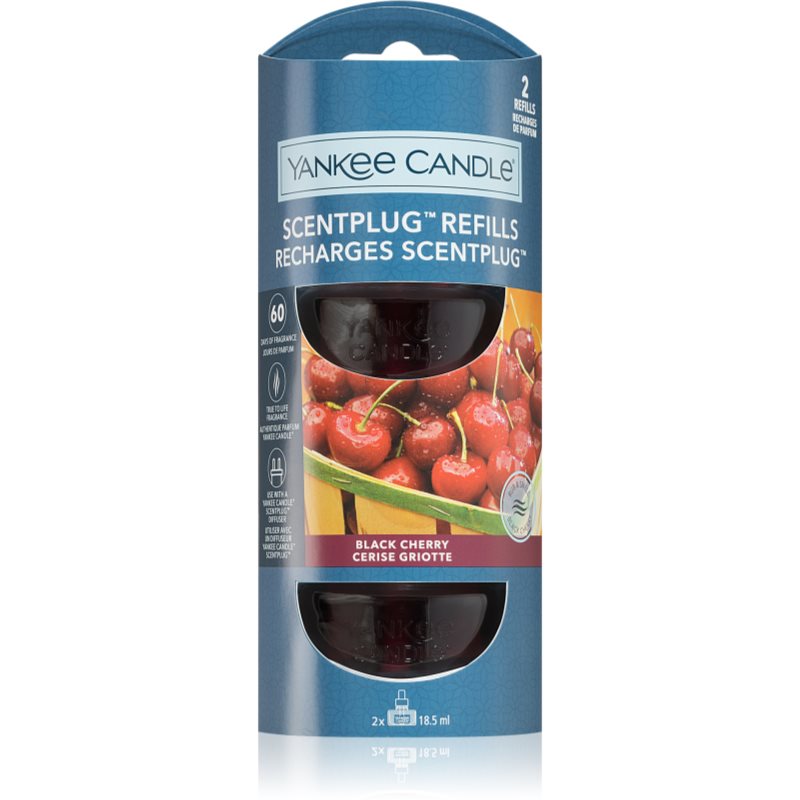 E-shop Yankee Candle Black Cherry náplň do elektrického difuzéru 2x18,5 ml