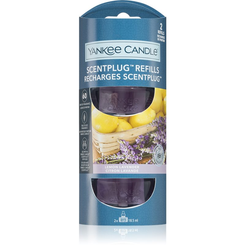 Yankee Candle Lemon Lavender Refill parfümolaj elektromos diffúzorba 2x18,5 ml