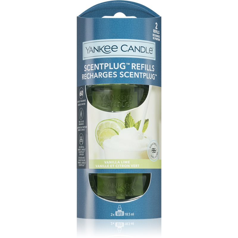E-shop Yankee Candle Vanilla Lime Refill náplň do elektrického difuzéru 2x18,5 ml