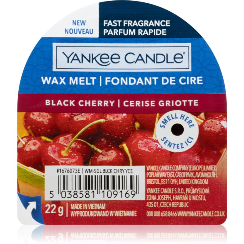 Yankee Candle Black Cherry віск для аромалампи 22 гр