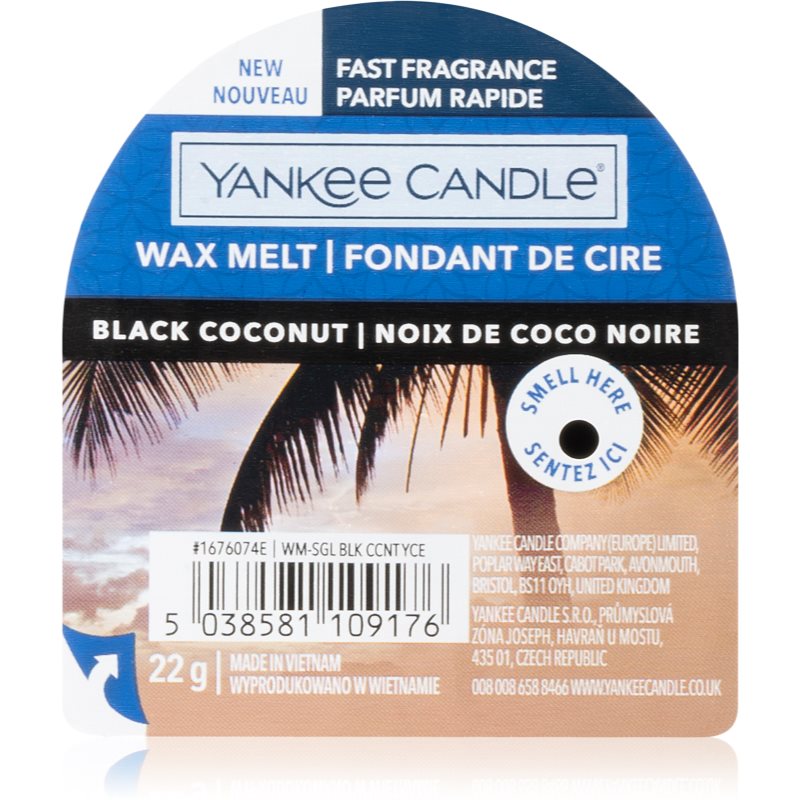 Yankee Candle Black Coconut Wax Melt 22 G