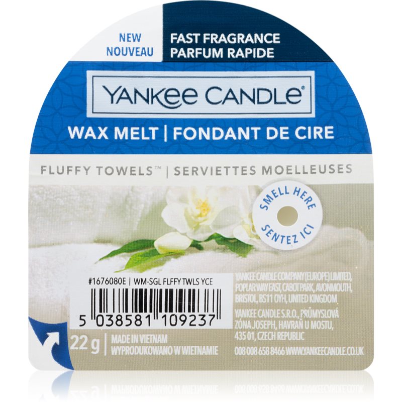 Yankee Candle Fluffy Towels віск для аромалампи 22 гр