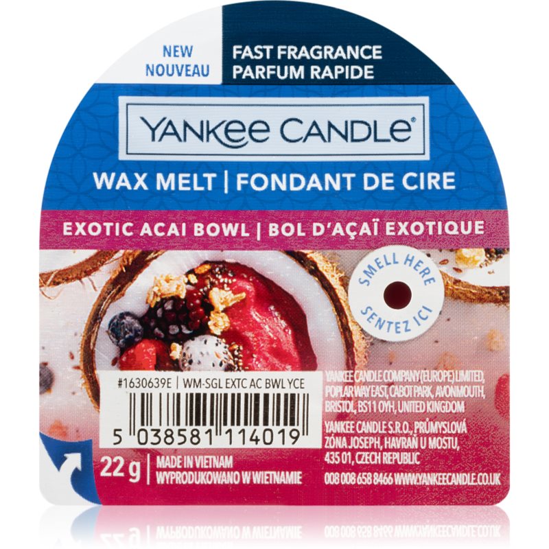 

Yankee Candle Exotic Acai Bowl віск для аромалампи