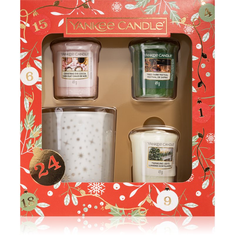 

Yankee Candle Christmas Collection Votives & Holder Candle подарунковий набір