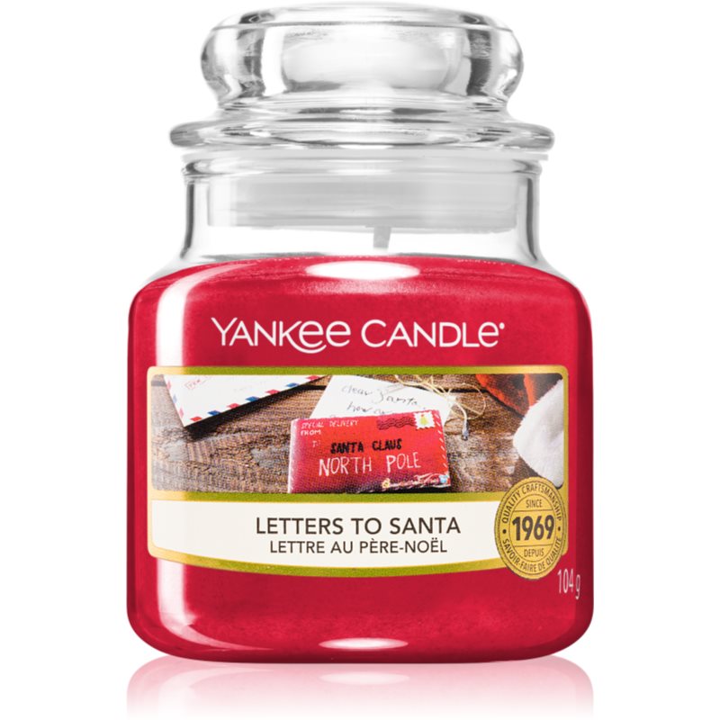 Yankee Candle Letters To Santa vonná sviečka 104 g