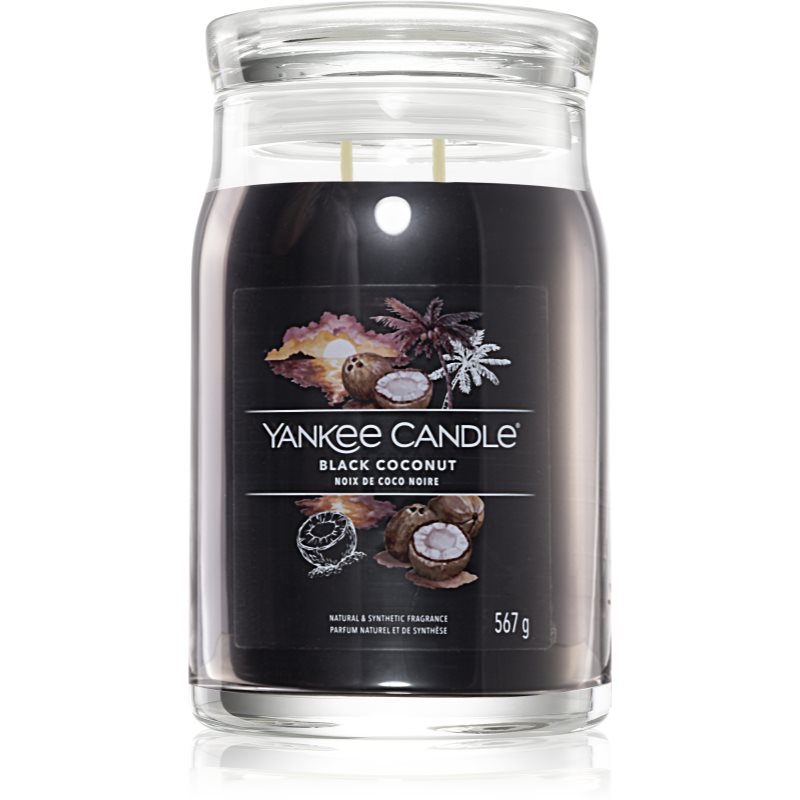 Yankee Candle Black Coconut Aроматична свічка І Signature 567 гр
