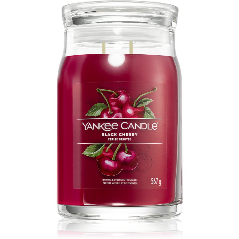 Yankee Candle Black Cherry scented candle Signature 567 g
