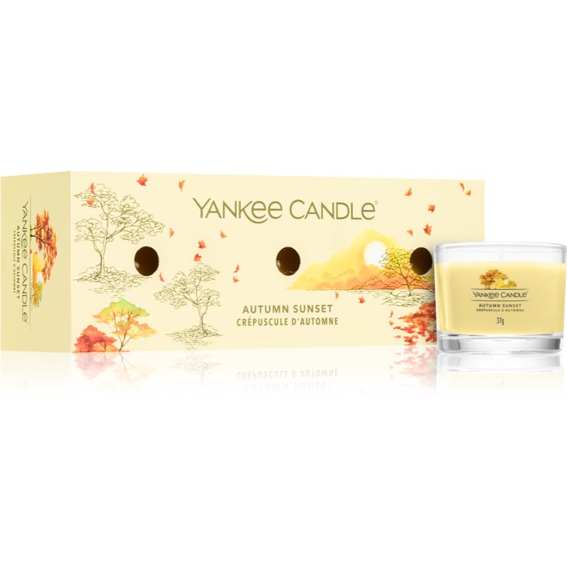 Yankee Candle Autumn Sunset подарунковий набір 3x37 гр