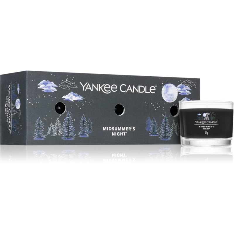 Yankee Candle Midsummer´s Night darčeková kazeta vonná sviečka 3 x 37 g unisex