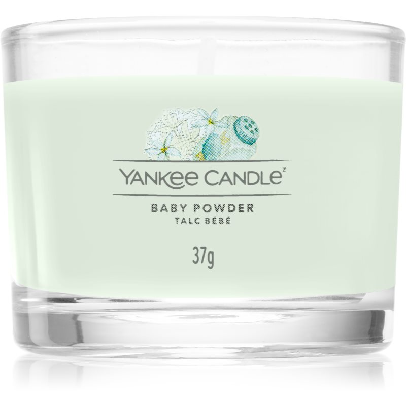 Yankee Candle Baby Powder votívna sviečka 37 g