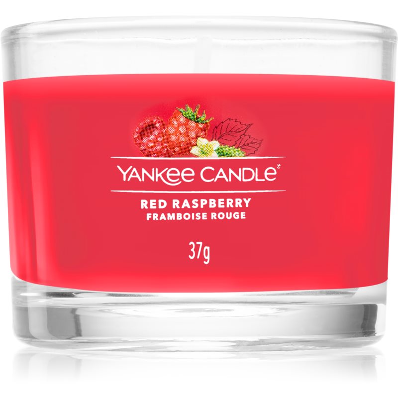 Yankee Candle Red Raspberry вотивна свічка Glass 37 гр