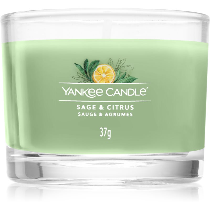 E-shop Yankee Candle Sage & Citrus votivní svíčka Signature 37 g