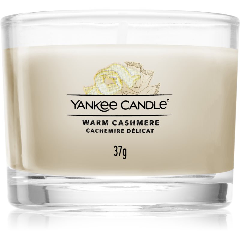 Yankee Candle Warm Cashmere вотивна свічка Glass 37 гр