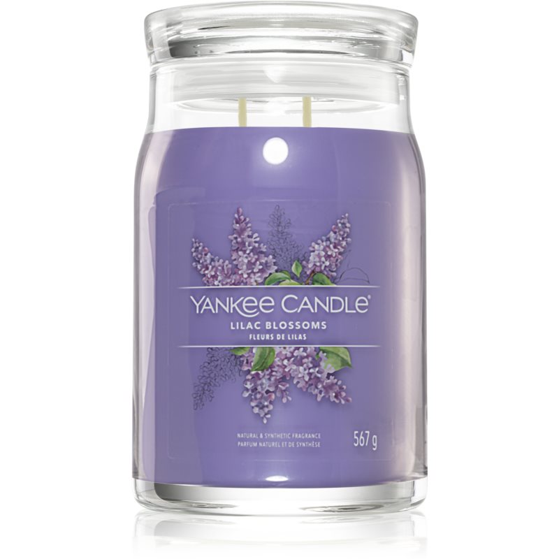 Yankee Candle Lilac Blossoms scented candle I. Signature 567 g
