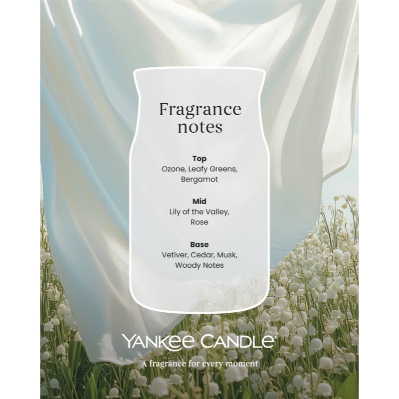 Yankee Candle Clean Cotton vonná sviečka Signature 567 g (obrázok 4)