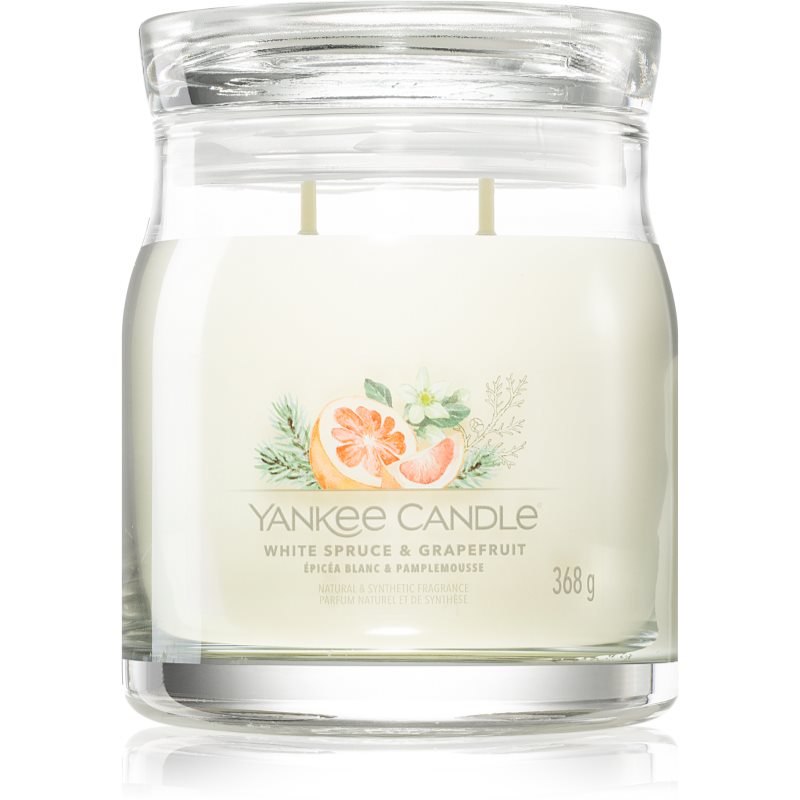 Yankee Candle White Spruce & Grapefruit vonná svíčka 368 g