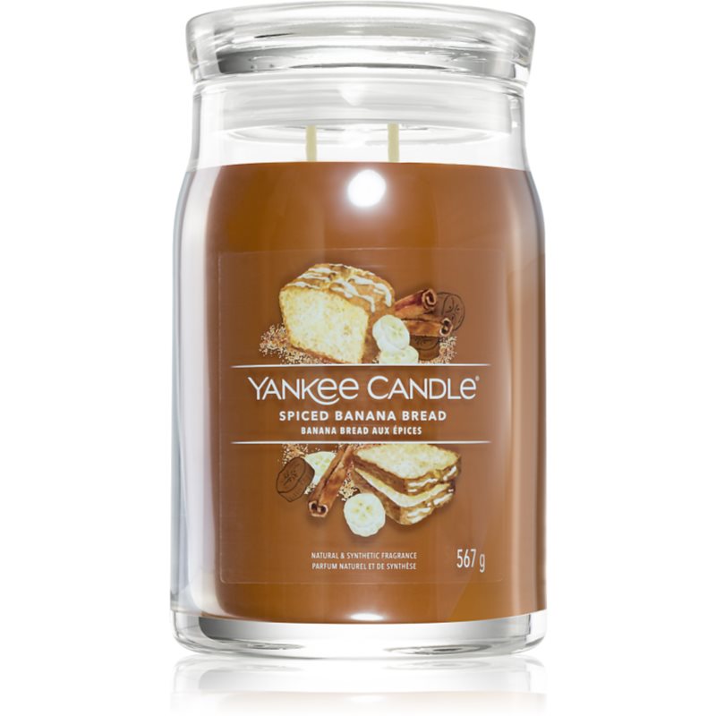 Yankee Candle Spiced Banana Bread scented candle Signature 567 g
