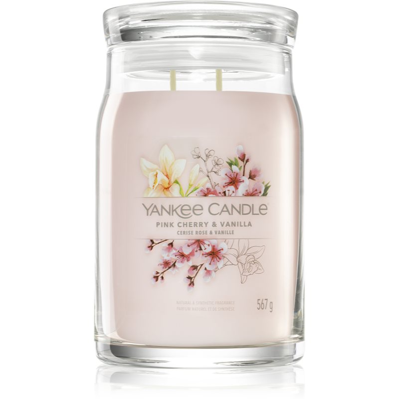 Yankee Candle Pink Cherry & Vanilla Aроматична свічка Signature 567 гр