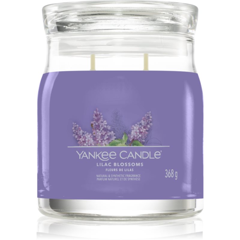 Yankee Candle Lilac Blossoms dišeča sveča I. Signature 368 g