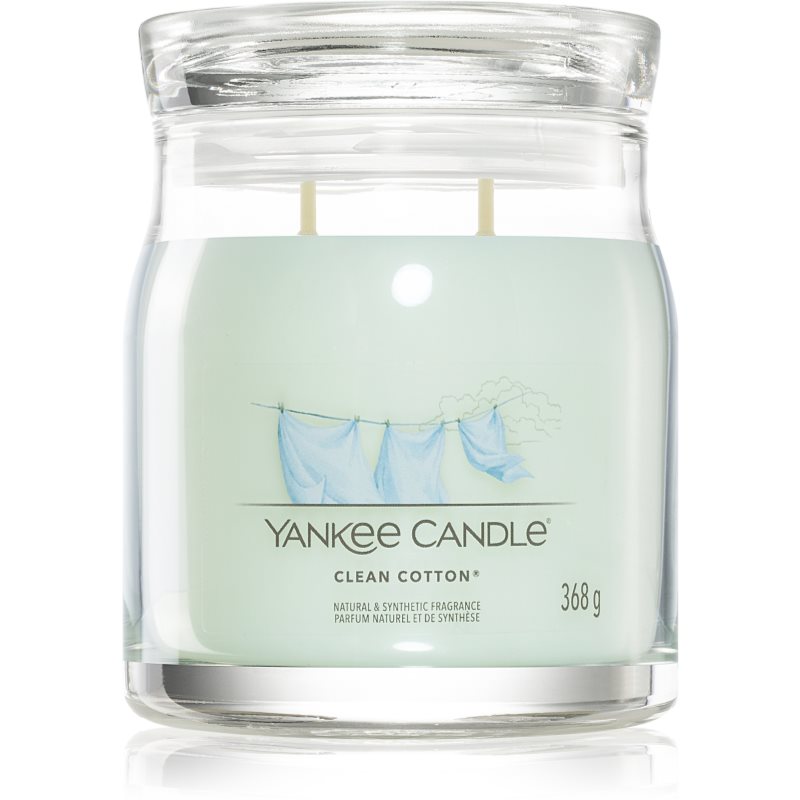 Yankee Candle Clean Cotton Aроматична свічка Signature 368 гр