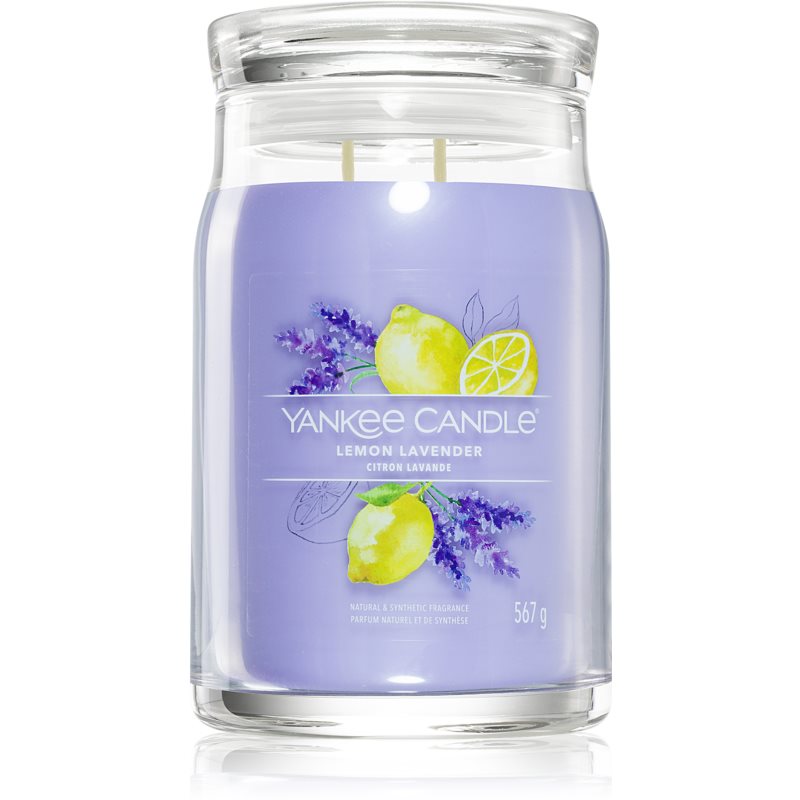 Yankee Candle Lemon Lavender mirisna svijeća Signature 567 g