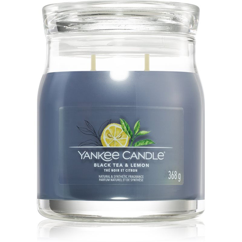 Yankee Candle Black Tea & Lemon mirisna svijeća 368 g