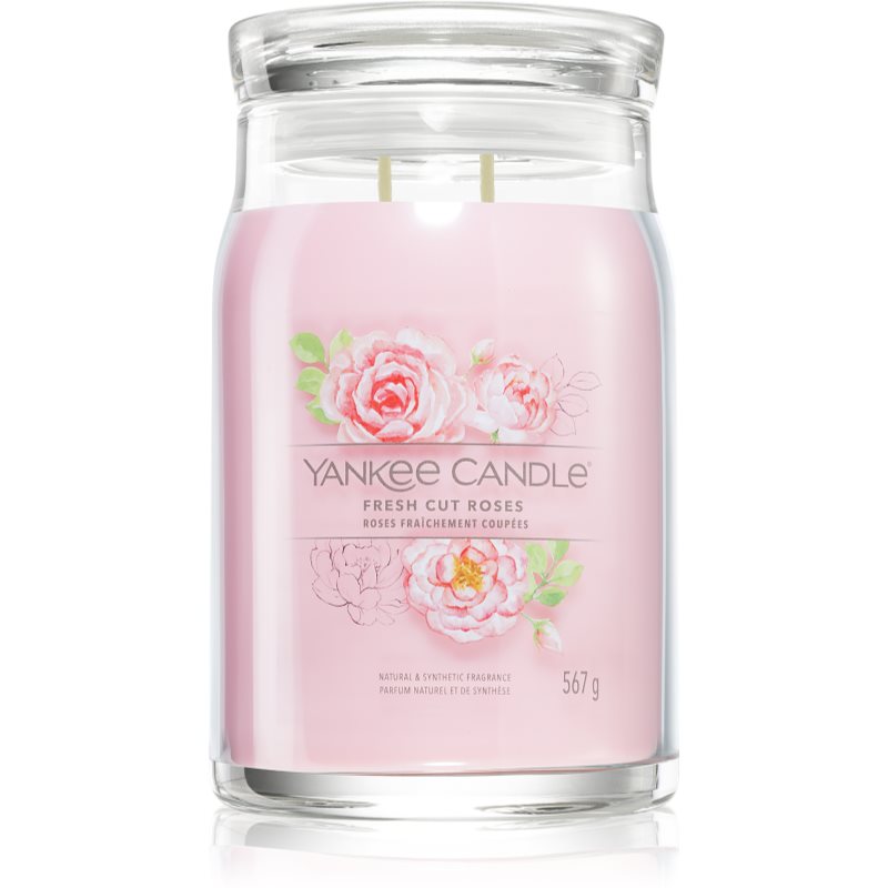 Yankee Candle Fresh Cut Roses Aроматична свічка Signature 567 гр