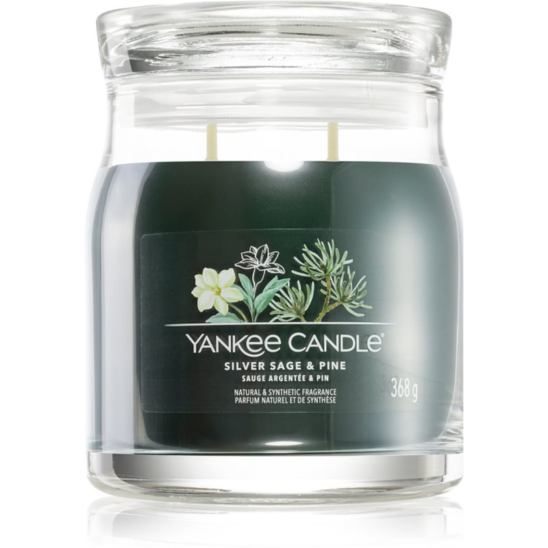 Yankee Candle Silver Sage & Pine Scented Candle Signature 368 G