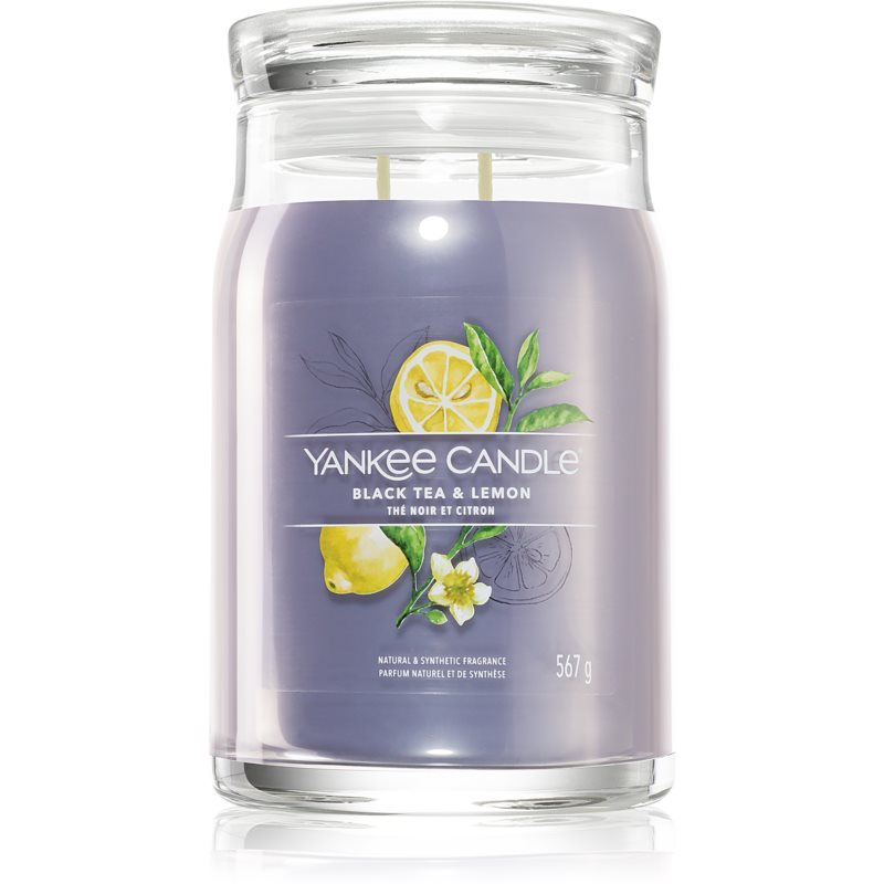 E-shop Yankee Candle Black Tea & Lemon vonná svíčka 567 g
