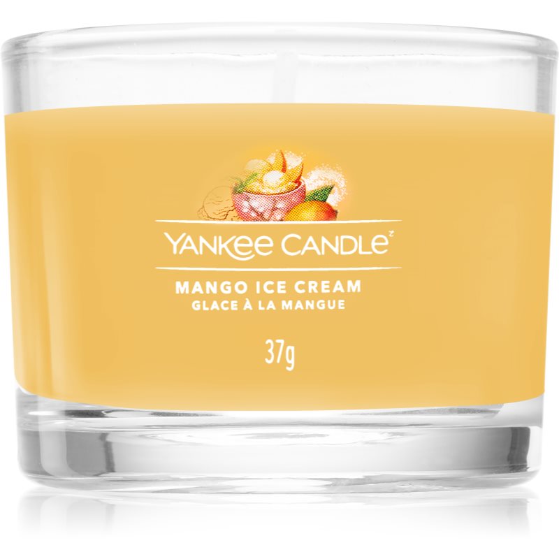 Yankee Candle Mango Ice Cream votivna sveča glass 37 g