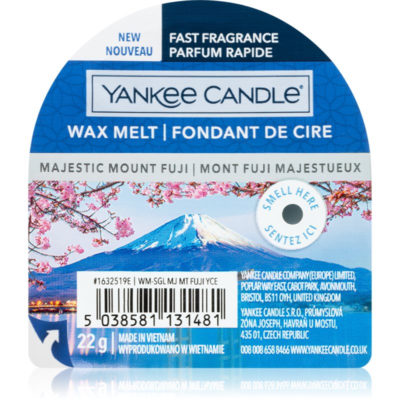 

Yankee Candle Majestic Mount Fuji віск для аромалампи