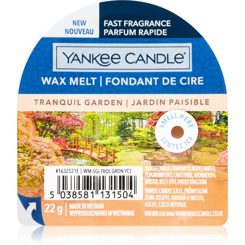 Yankee Candle Tranquil Garden віск для аромалампи 22 гр