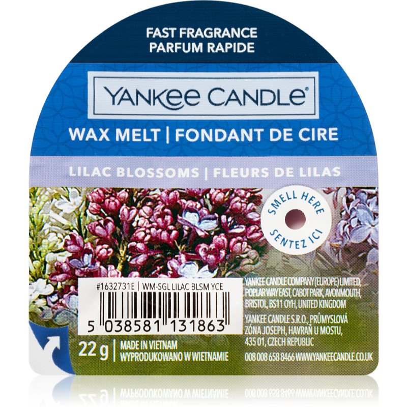 Yankee Candle Lilac Blossoms vosek za aroma lučko 22 g