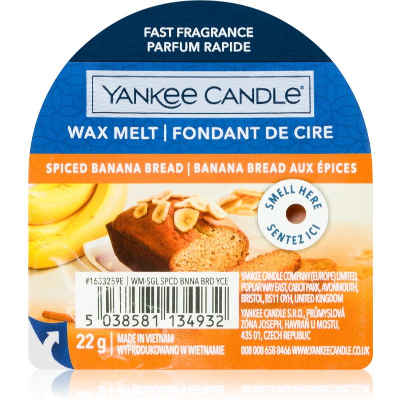 Yankee Candle Spiced Banana Bread wax melt 22 g
