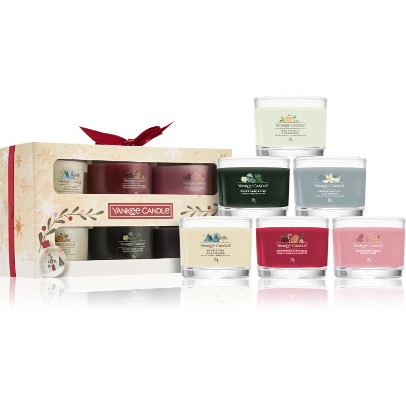 

Yankee Candle Snow Globe Wonderland 6 Votives Candles новорічний подарунковий набір
