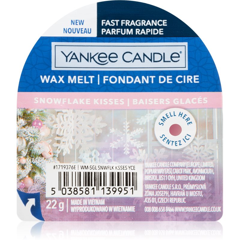 Yankee Candle Snowflake Kisses віск для аромалампи 22 гр