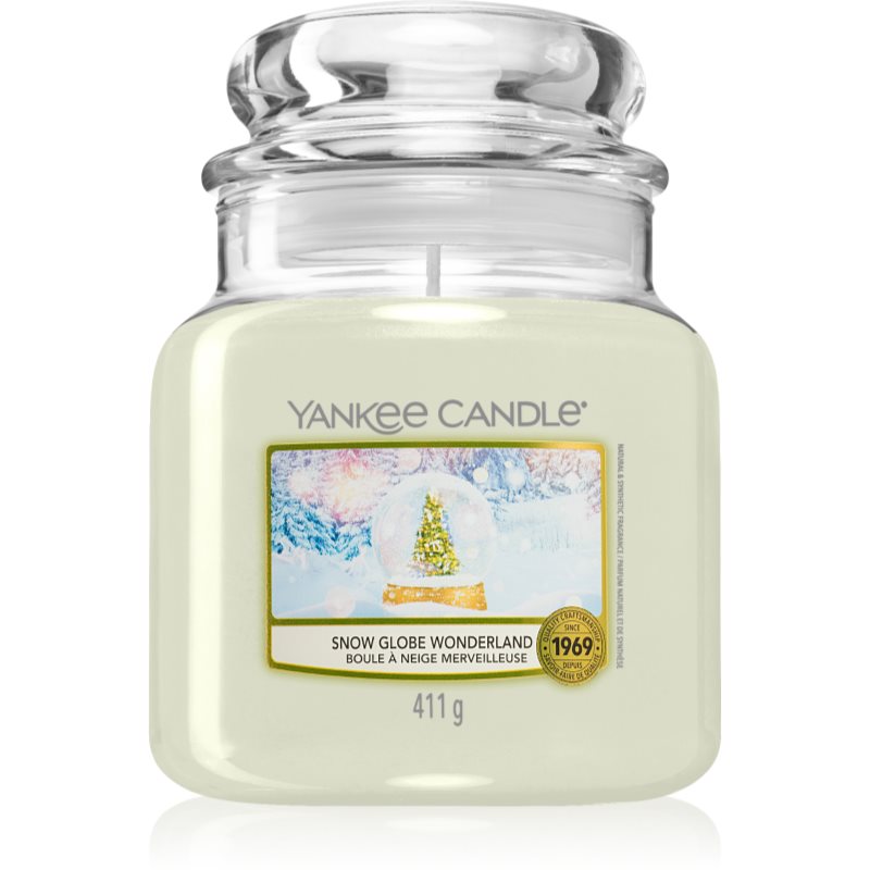 Yankee Candle Snow Globe Wonderland dišeča sveča 411 g