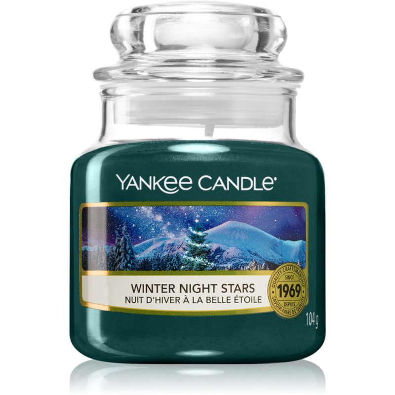 Yankee Candle Winter Night Stars dišeča sveča 104 g