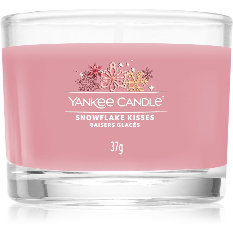 Yankee Candle Snowflake Kisses votívna sviečka I. 37 g