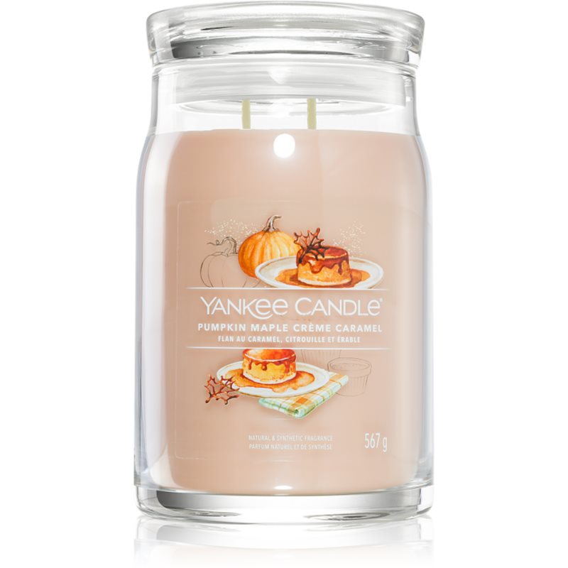 Yankee Candle Pumpkin Maple Crème Caramel vonná sviečka 567 g