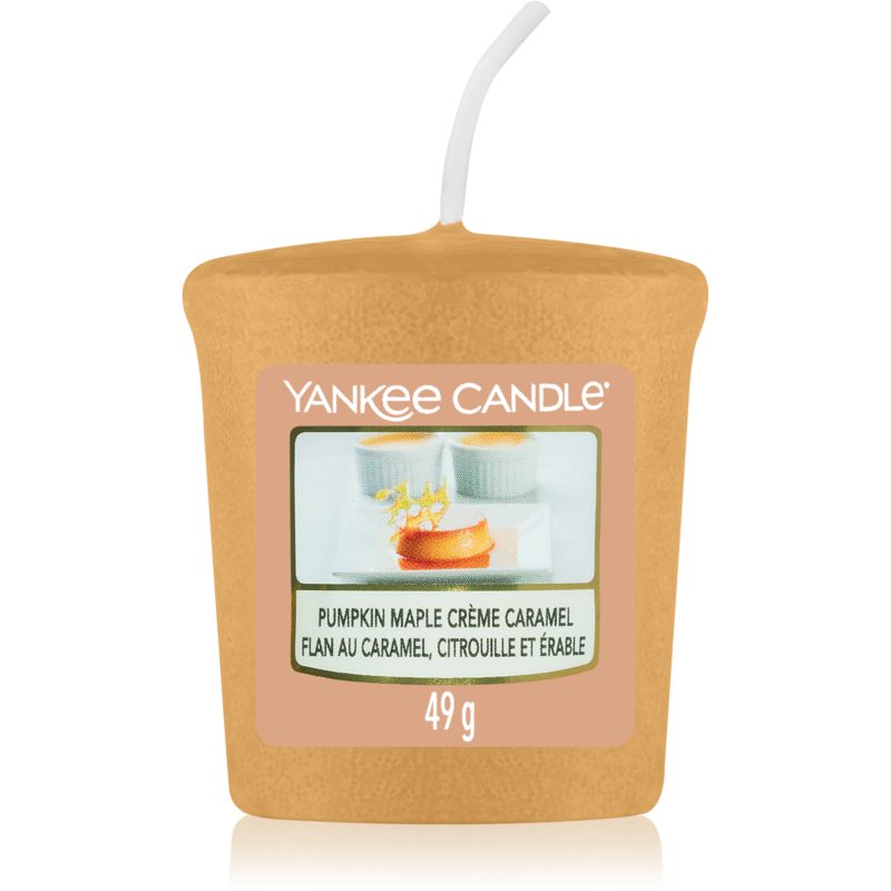 Yankee Candle Pumpkin Maple Crème Caramel Votive Candle 49 G