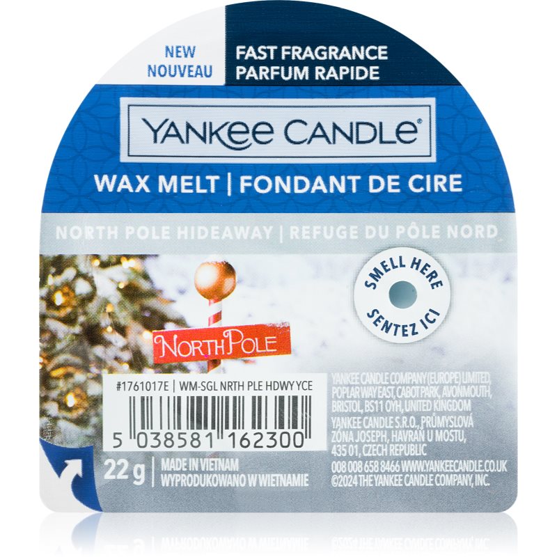 Yankee Candle North Pole Hideaway κερί για αρωματική λάμπα 22 γρ φωτογραφία