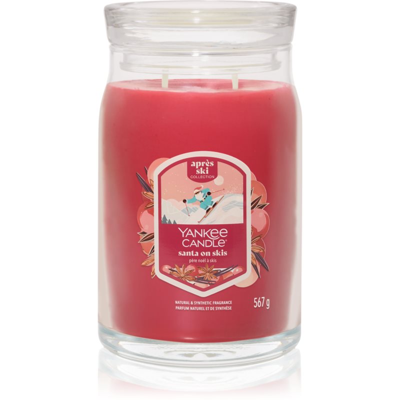 Yankee Candle Santa On Skis vonná svíčka Signature 567 g
