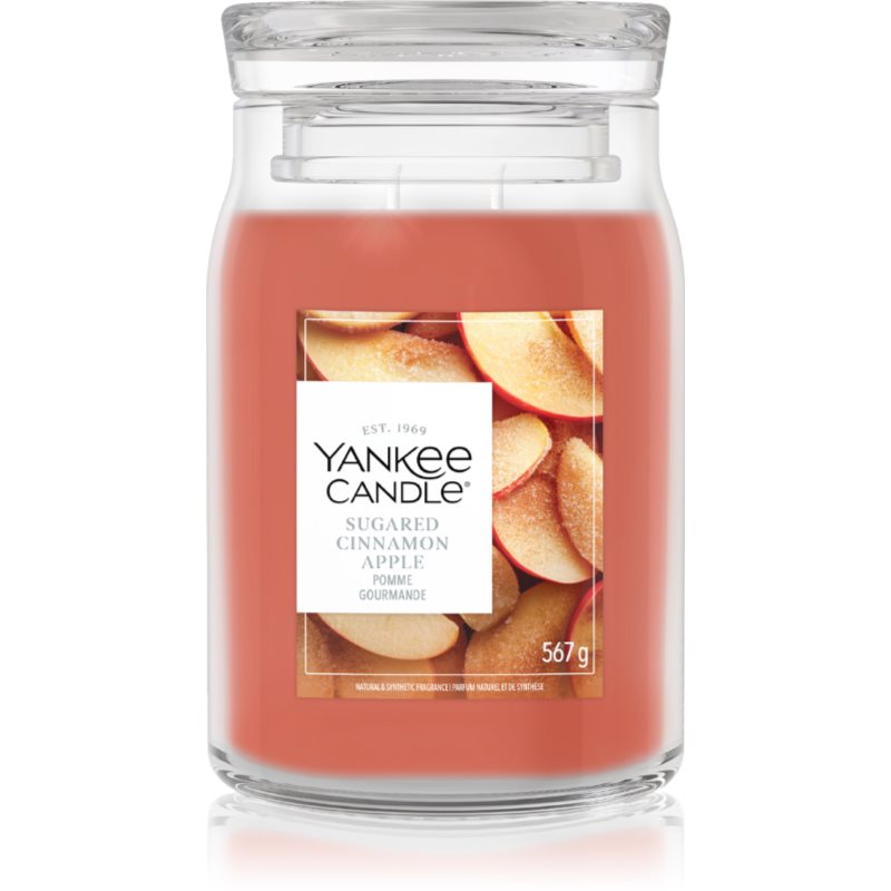 Yankee Candle Sugared Cinnamon Apple mirisna svijeća 567 g