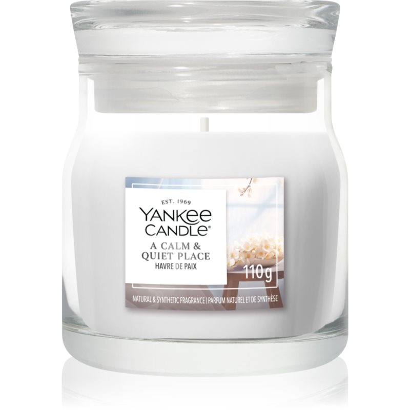 Yankee Candle A Calm & Quiet Place candela profumata Signature 110 g