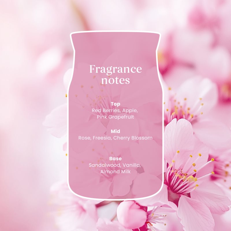 Yankee Candle Enchanting Cherry Blossom vonná svíčka Signature 110 g (obrázek 3)