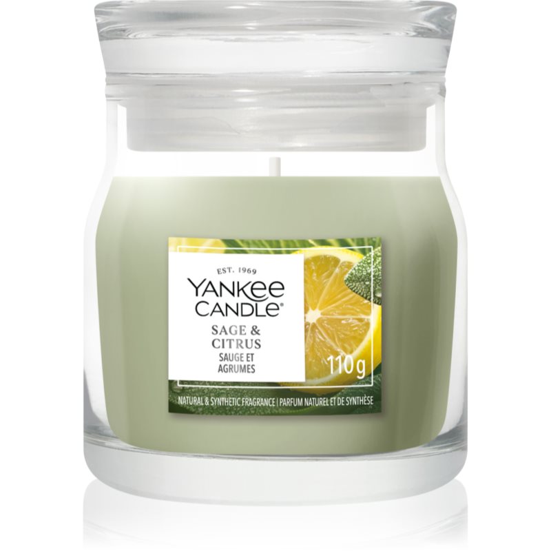 Yankee Candle Sage & Citrus candela profumata Signature 110 g