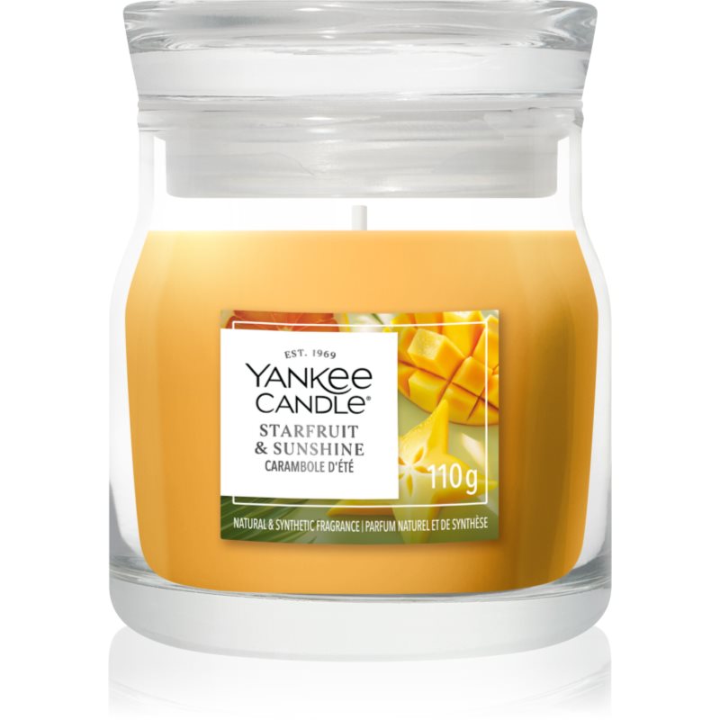 Yankee Candle Starfruit & Sunshine candela profumata Signature 110 g