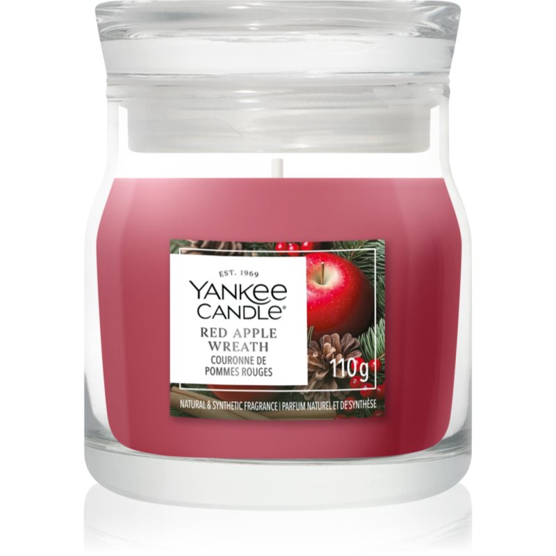 Yankee Candle Red Apple Wreath vonná sviečka Signature 110 g